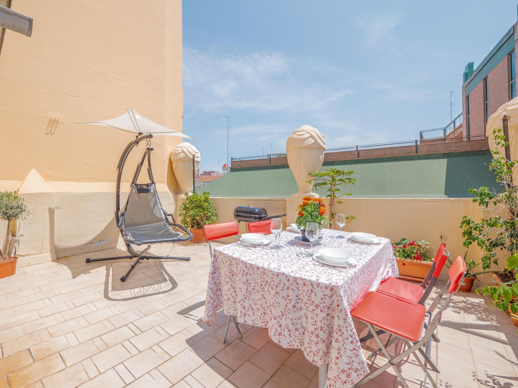 Atico De Lujo Plaza Ayuntamiento Apartment Valencia Bagian luar foto